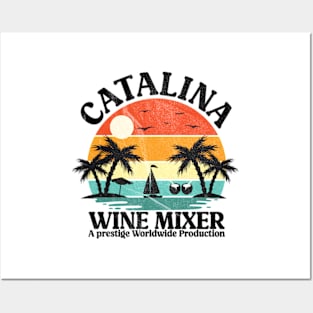 CATALINA WINE MIXER VINTAGE RETRO SUNSET Posters and Art